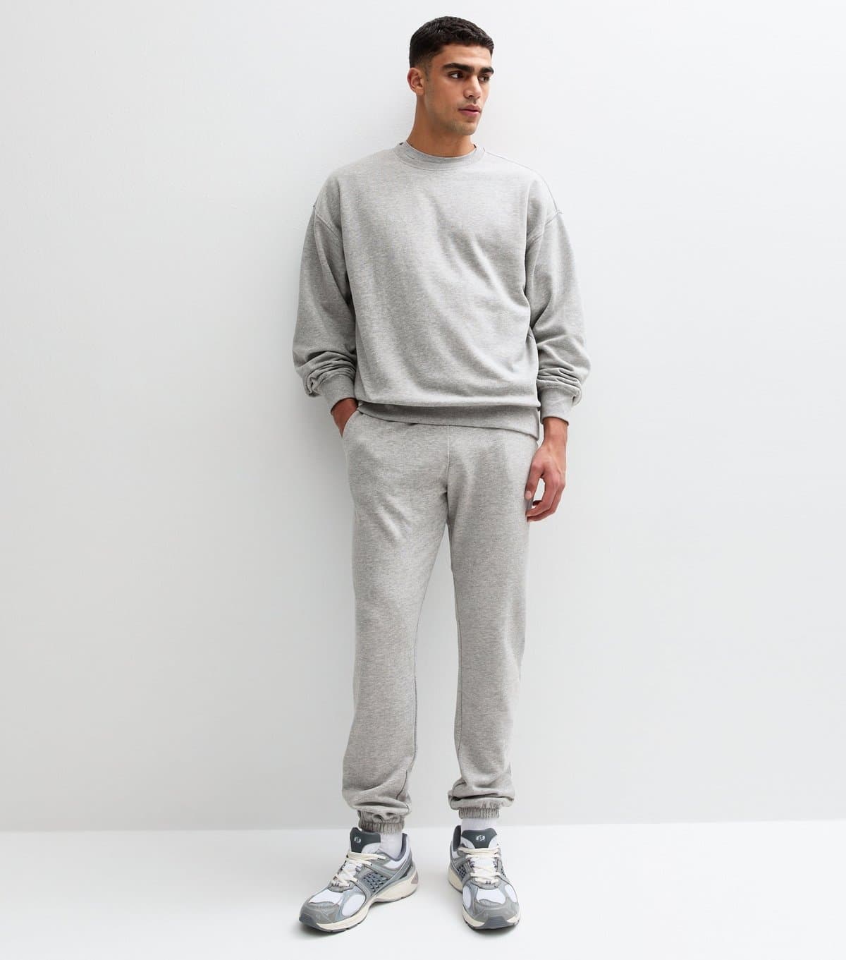 New Look New Look Grey Marl Jersey Joggers