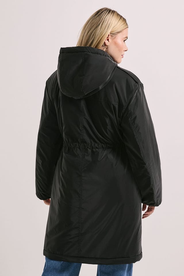 Dorothy Perkins Dorothy Perkins Women's Barrel Sleeve Parka Coat in Black - 3