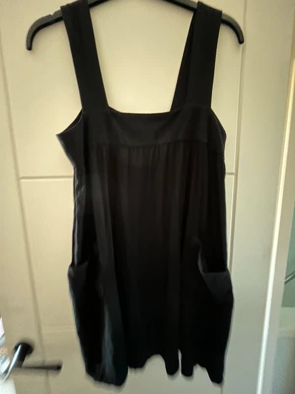 New Look New Look Black Pinafore Dress – UK Size 14