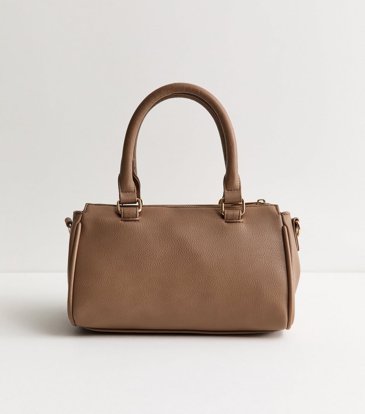 New Look Mink Faux Brushed Leather Padlock Crossbody Bag New Look - 4