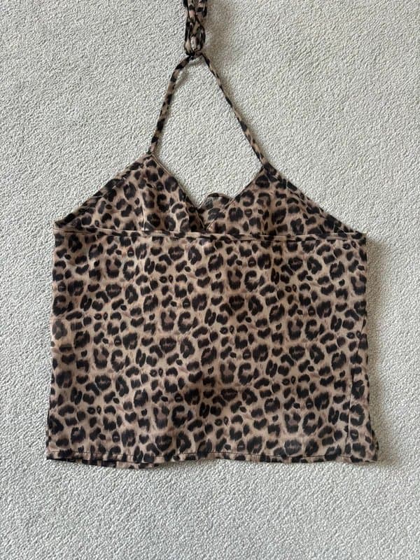 Boohoo Leopard print top