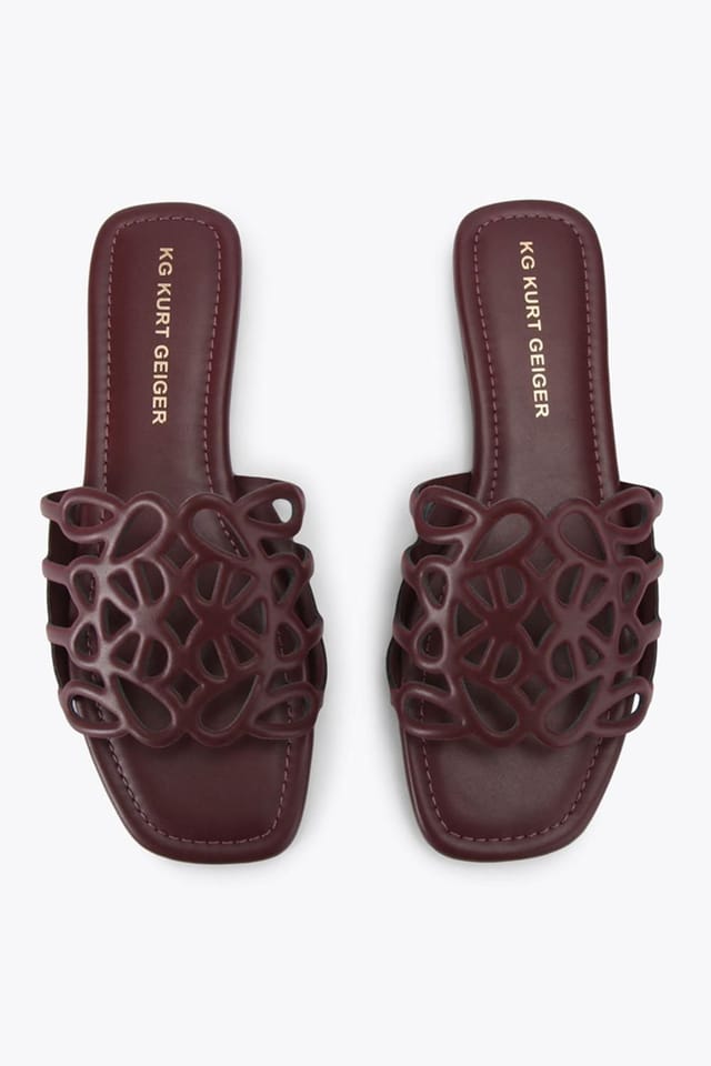 KG Kurt Geiger KG Kurt Geiger Women's 'Royale' Sandals in Wine - 2