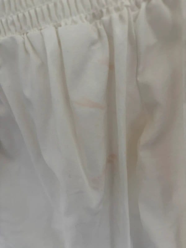 New Look White Ruched Bardot Top Size 12