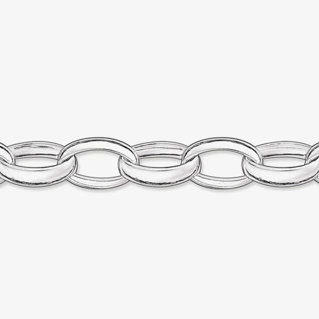 Thomas Sabo THOMAS SABO Women's Silver 19.5cm Oval Belcher X0032-001-12-M - 2
