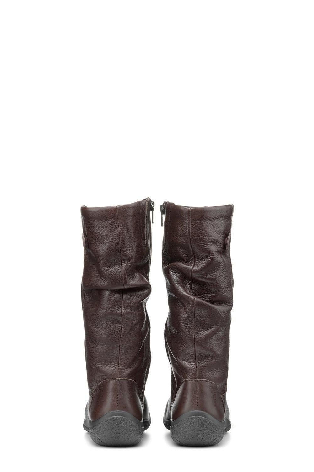 Hotter Hotter Women's Extra Wide 'Derrymore II Mid Calf Boots in Chocolate - 4
