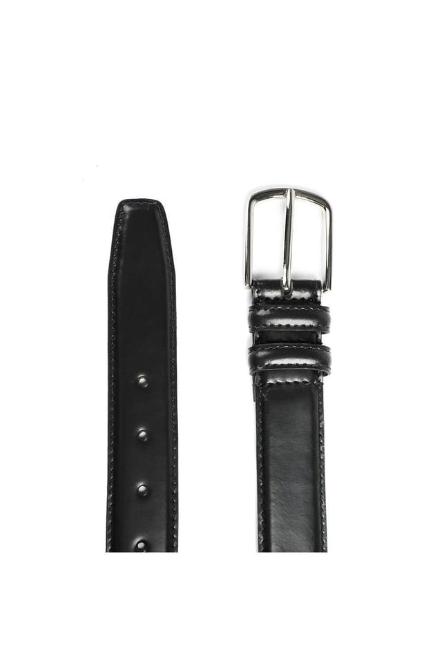 Jones Bootmaker Jones Bootmaker Men's Urban Leather Belt in Black - 3