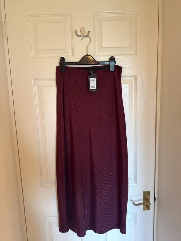 New Look Maxi satin skirt