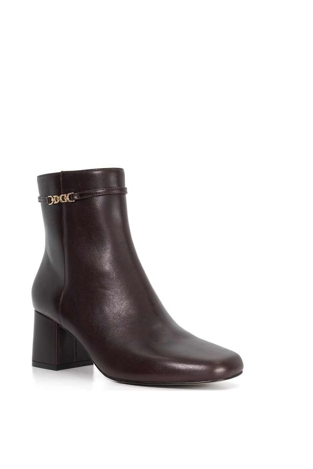 Dune London Dune London Women's 'Oaklee' Leather Ankle Boots in Brown - 2