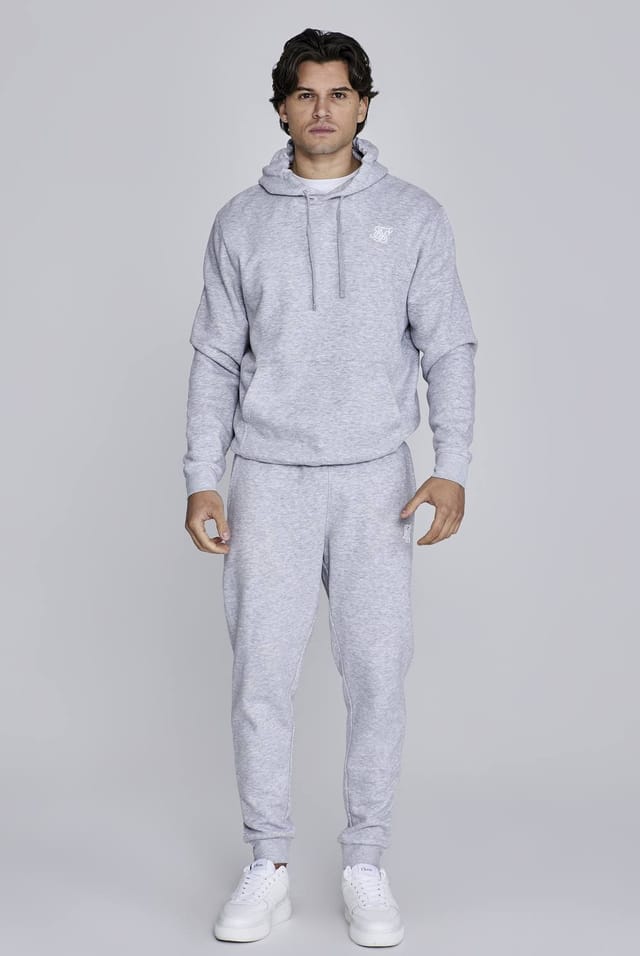 SikSilk SikSilk Men's Hoodie & Joggers Set in Grey - 3