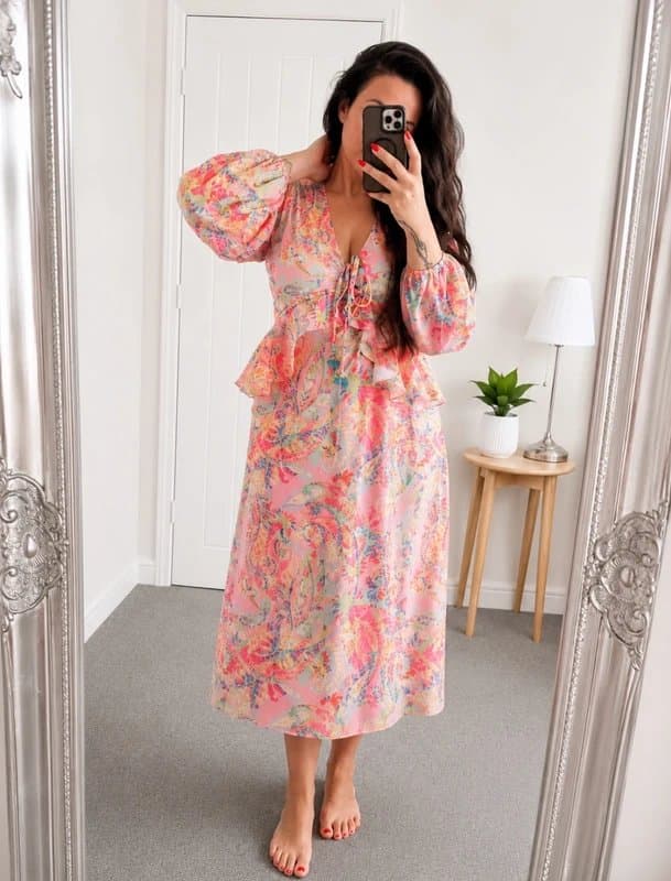 Never Fully Dressed Never Fully Dressed Silk Dress /M