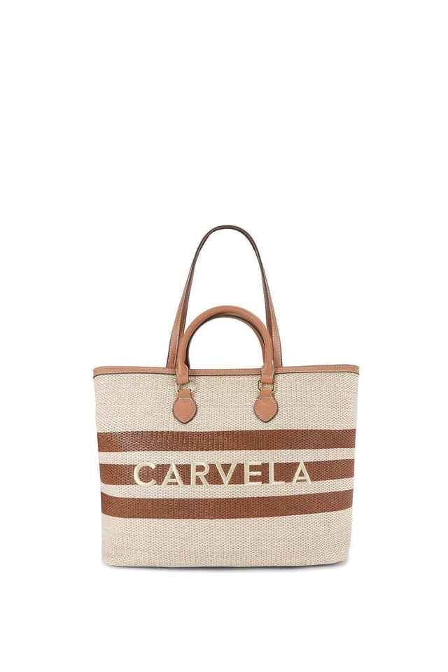 Carvela Carvela Women's 'Sorrento Stripe Shopper' Bag in Light Brown - 2