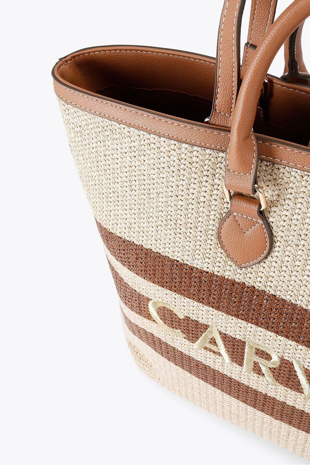 Carvela Carvela Women's 'Sorrento Stripe Shopper' Bag in Light Brown - 4