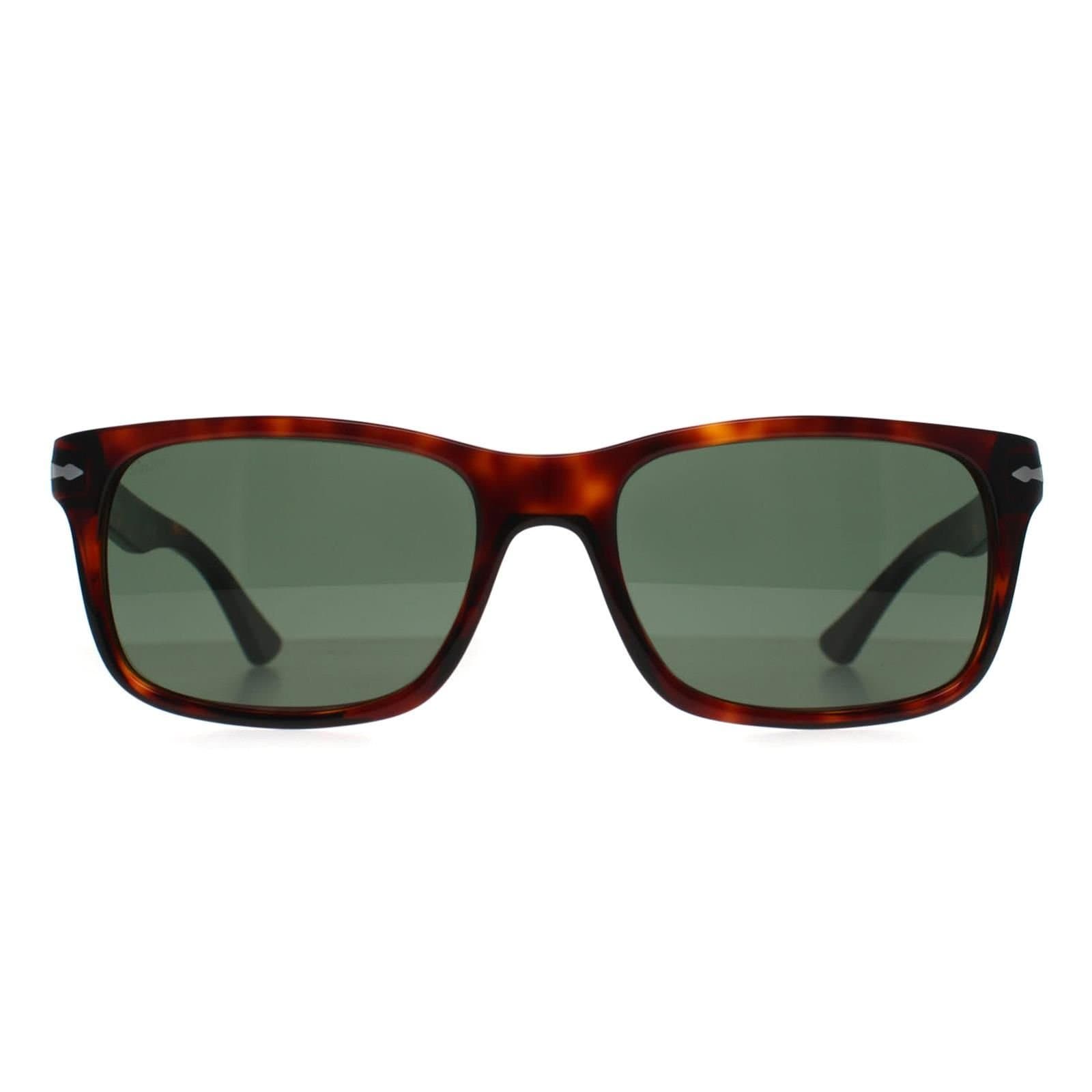 Persol Persol Men's Rectangle Havana Green PO3048S in Brown