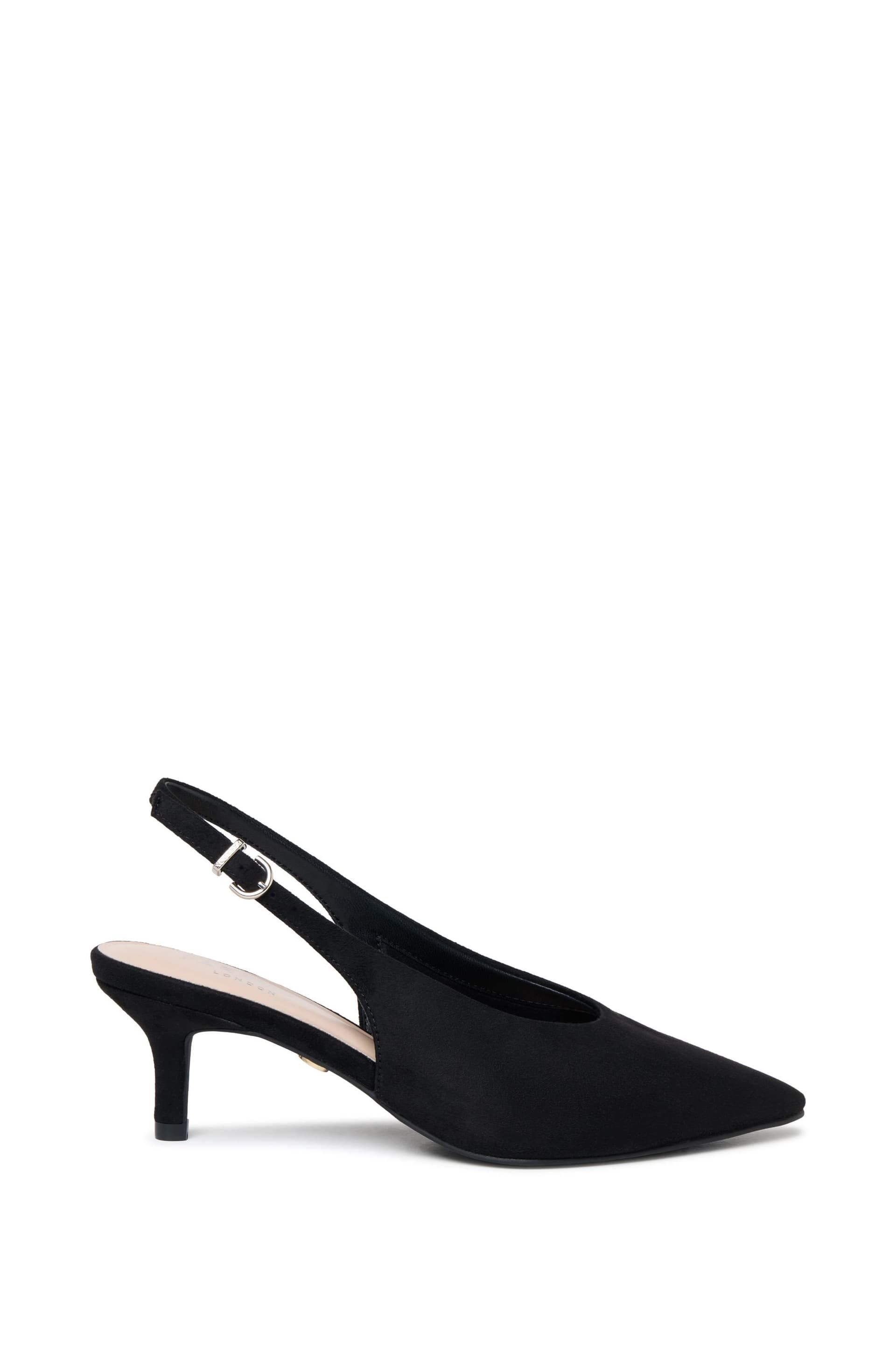 Paradox London Paradox London Women's Tullia' Stiletto Heel Slingback Shoes in Black