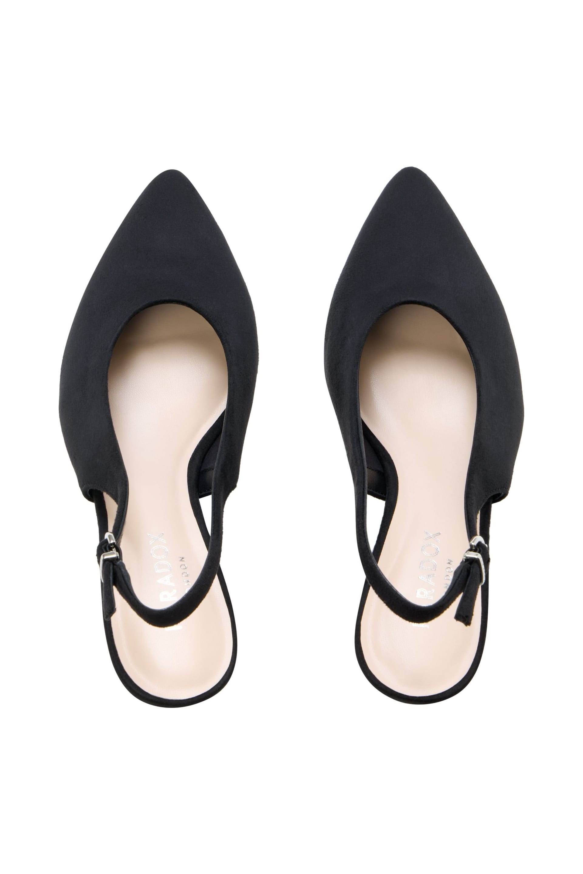 Paradox London Paradox London Women's Tullia' Stiletto Heel Slingback Shoes in Black - 4