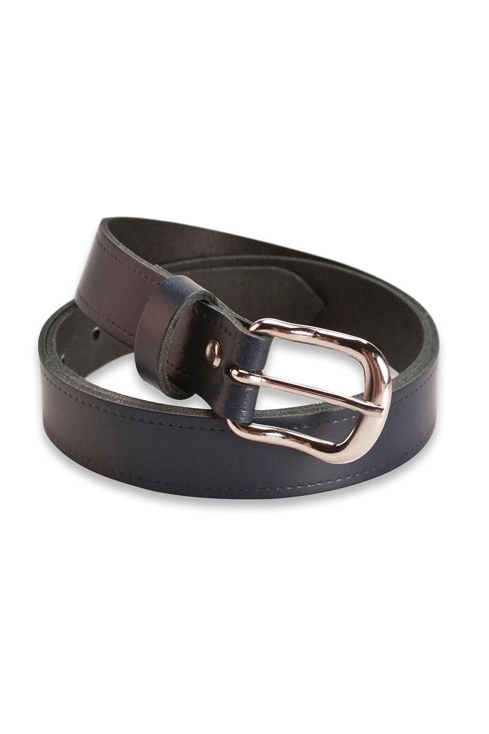 Hawkdale Hawkdale Men's 1" Genuine Leather Belt in Navy - 1