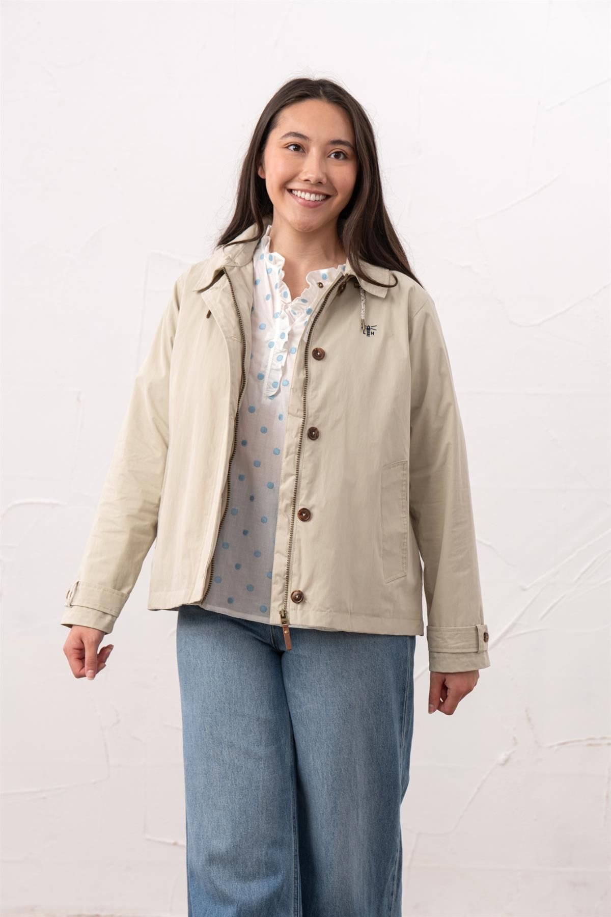 Lighthouse Clothing Lighthouse Clothing Women's Blair Coat in Stone - 2