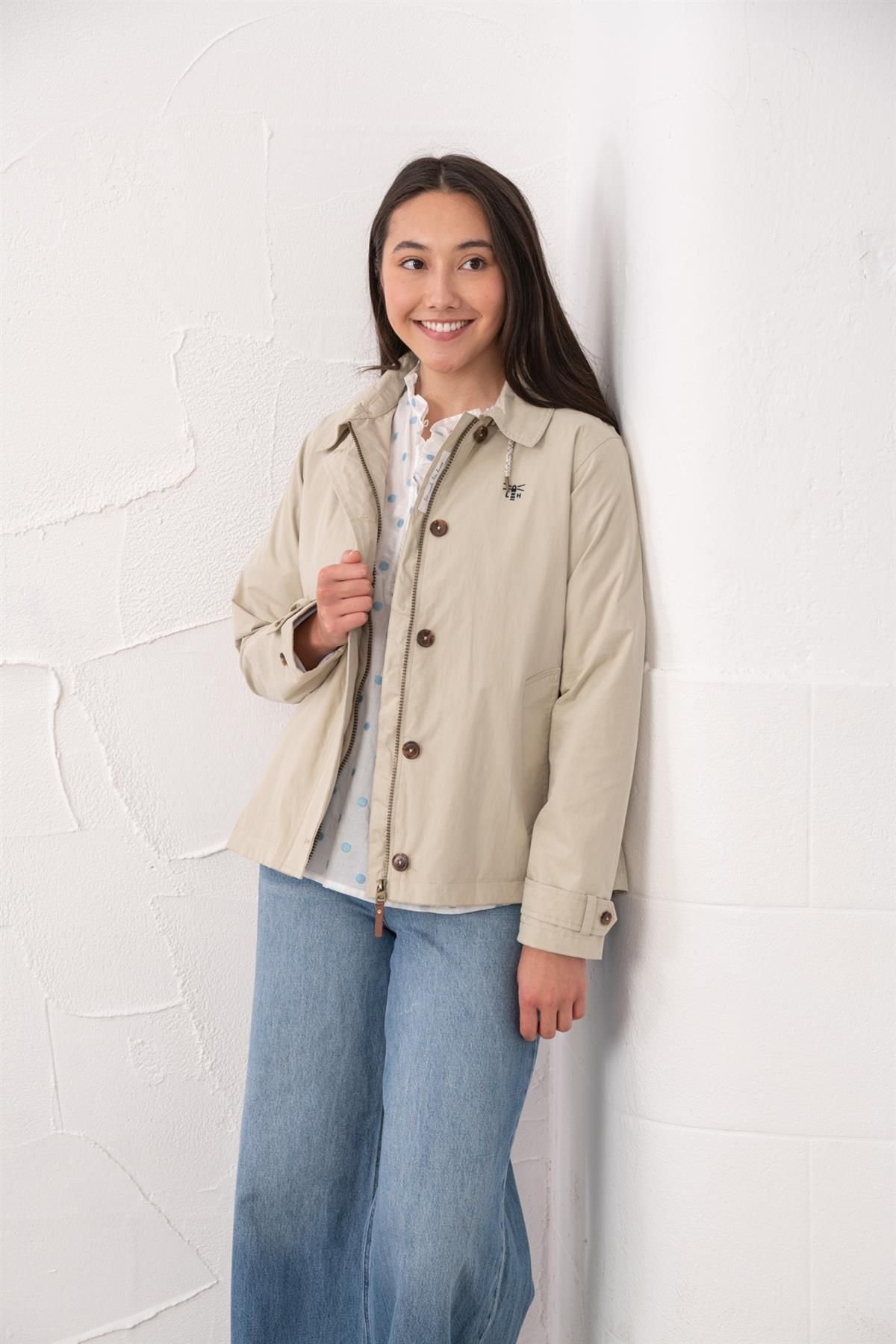 Lighthouse Clothing Lighthouse Clothing Women's Blair Coat in Stone - 3