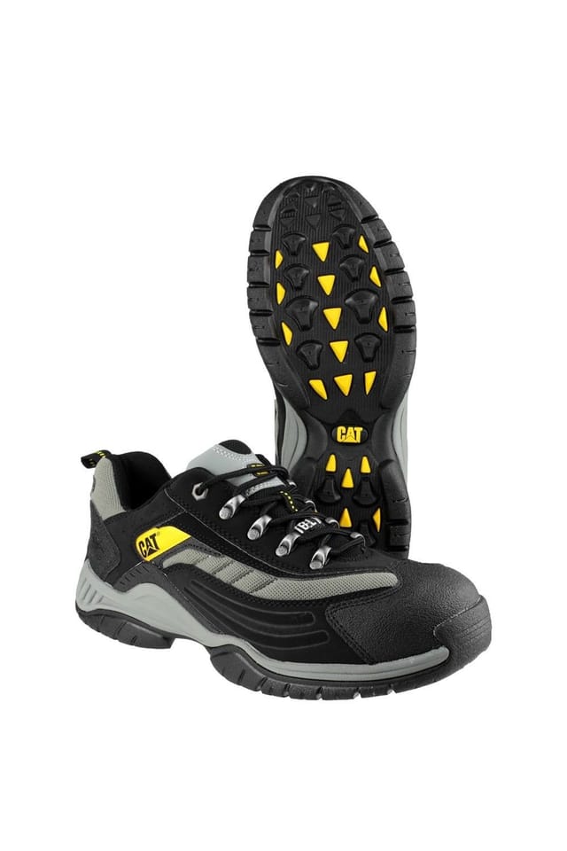 Caterpillar Caterpillar Men's 'Moor' Leather Trainers in Black - 3