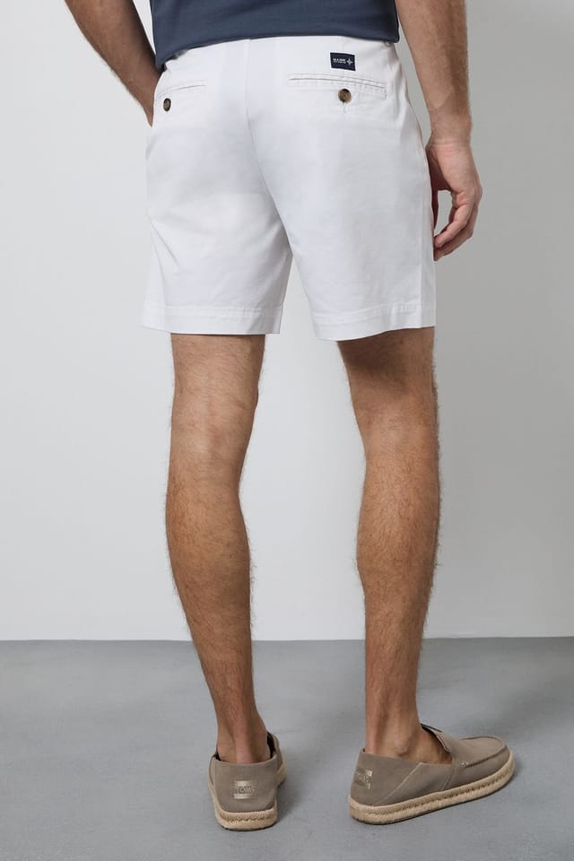 Maine Maine Men's White Premium Skipper Shorts - 3