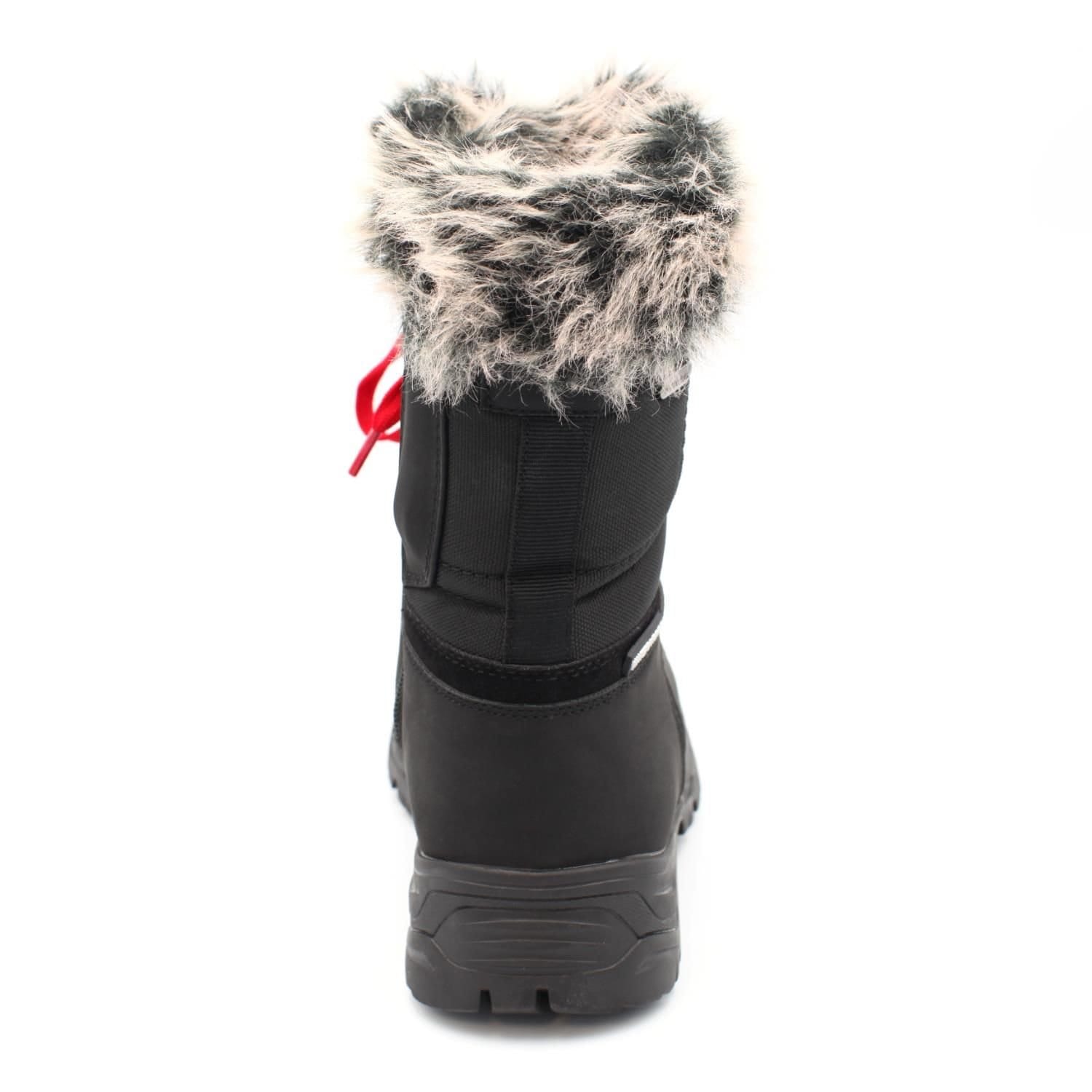 Mammal Mammal Women's 'Yukon' Insulated Waterproof Winter Boots with Flip-over Ice Grips in Black - 4