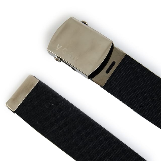 V.GAN V.GAN Men's Clip 3.5Cm Belt in Black - 2