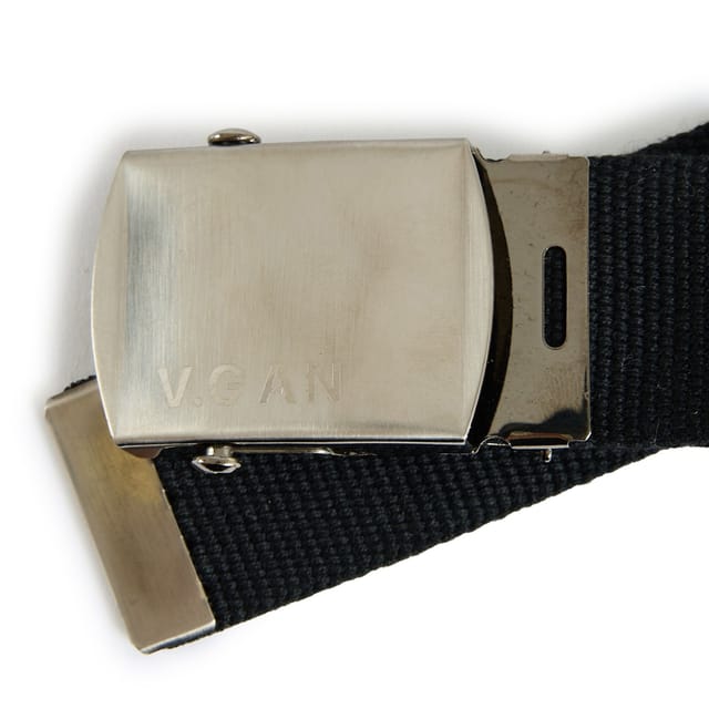V.GAN V.GAN Men's Clip 3.5Cm Belt in Black - 3