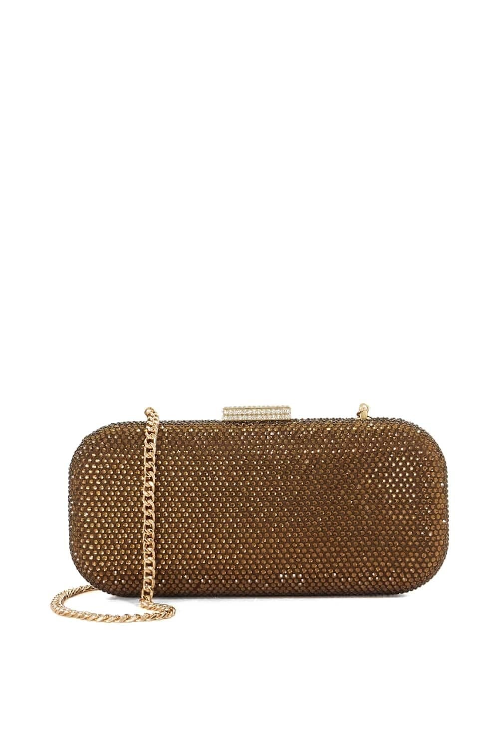 Dune London Dune London Metallics Crystal Embellished Clutch