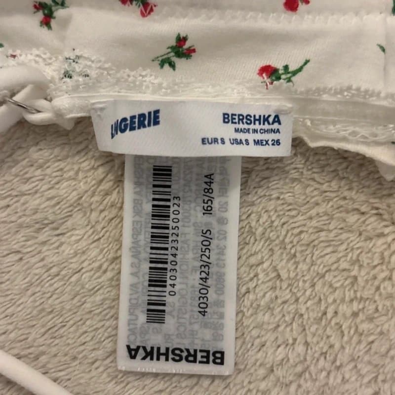 Bershka Floral bralette