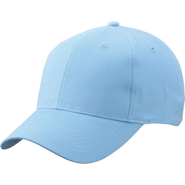 Myrtle Beach Myrtle Beach Men's 6 Panel Brushed Cotton Baseball Cap in Light Blue - 2