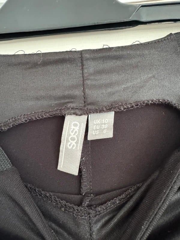 ASOS ASOS wet look leather leggings size 10