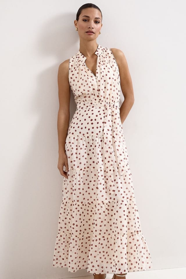 Phase Eight Phase Eight Women's Petite Nita Maxi in Cream - 3