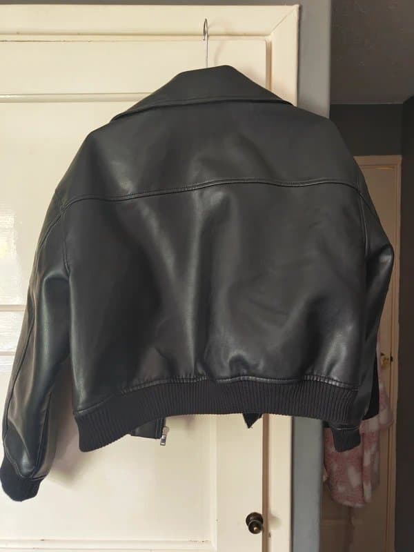 New Look New Look Faux Leather Black Jacket