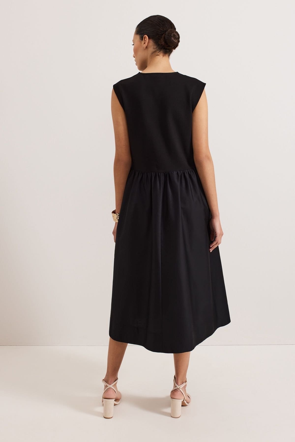 Phase Eight Phase Eight Women's Jenny Mix Woven Dress in Black - 4