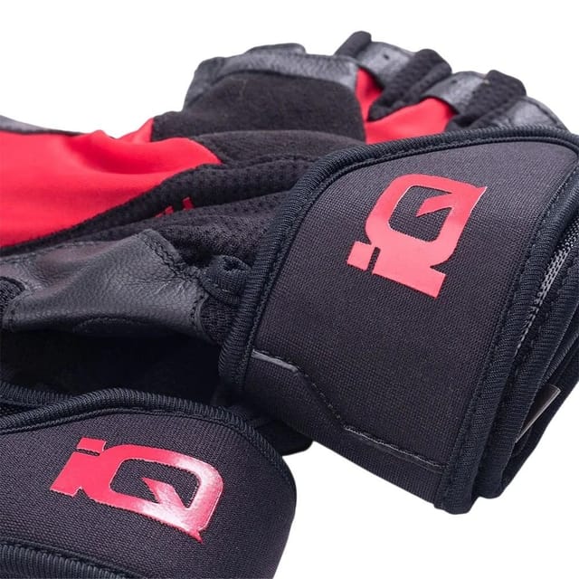 IQ IQ Men's Ibro Fingerless Gloves in Dark Red - 3