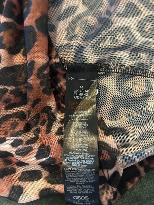 ASOS Multi Leopard Print Cami Top