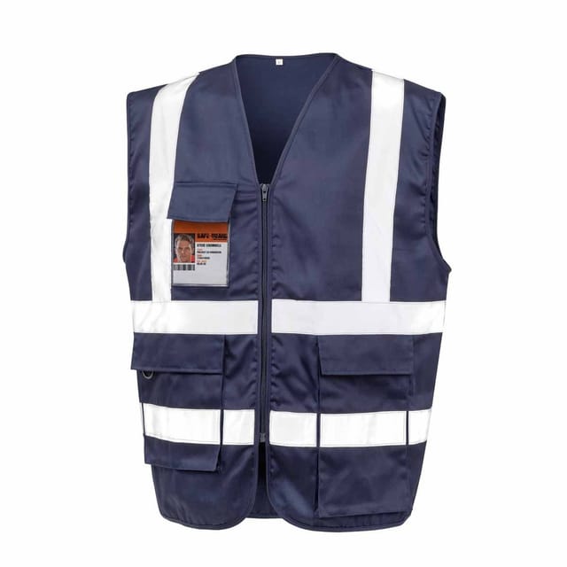 SAFE-GUARD by Result SAFE-GUARD by Result Men's Heavy Duty Security Vest in Navy - 2