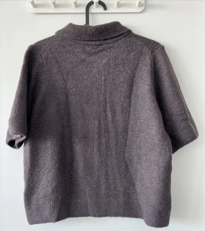New Look New look - knit polo top - size 12 - purple