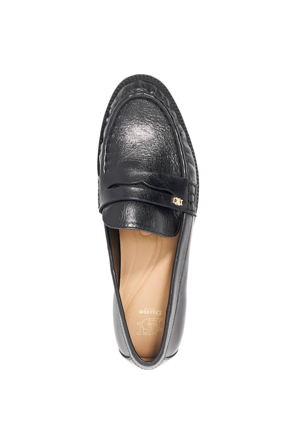 Dune London Dune London Women's 'Galex' Leather Loafers in Black - 4