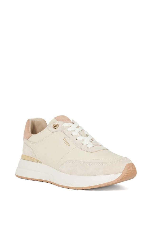 Dune London Dune London Women's 'Emotion' Leather Trainers in Natural - 2