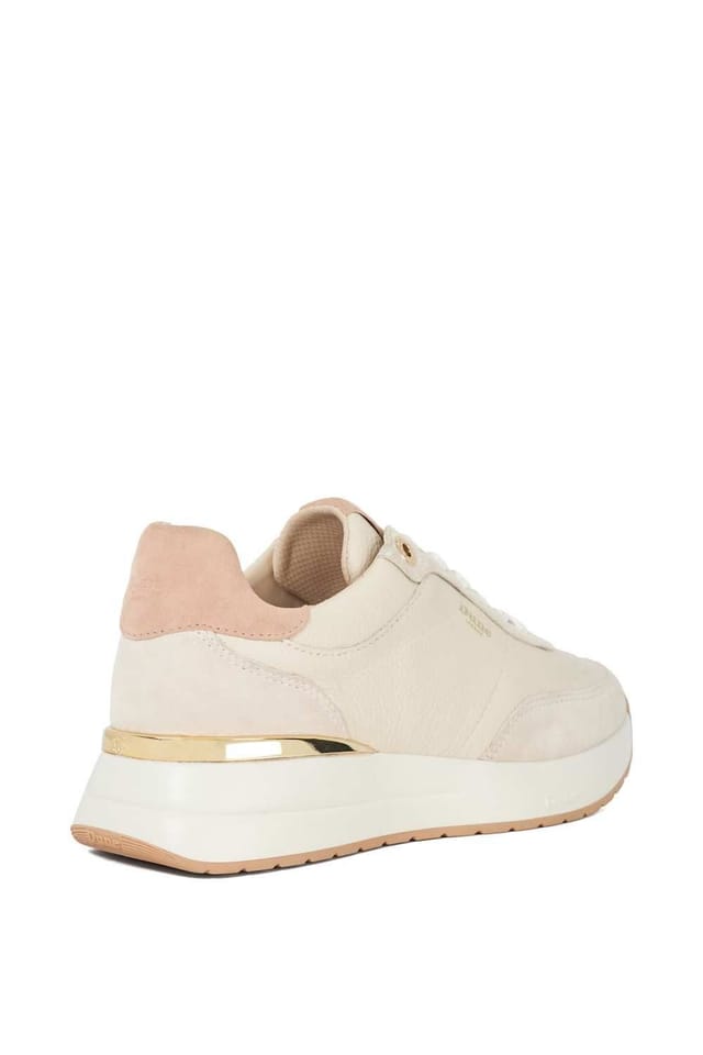 Dune London Dune London Women's 'Emotion' Leather Trainers in Natural - 3