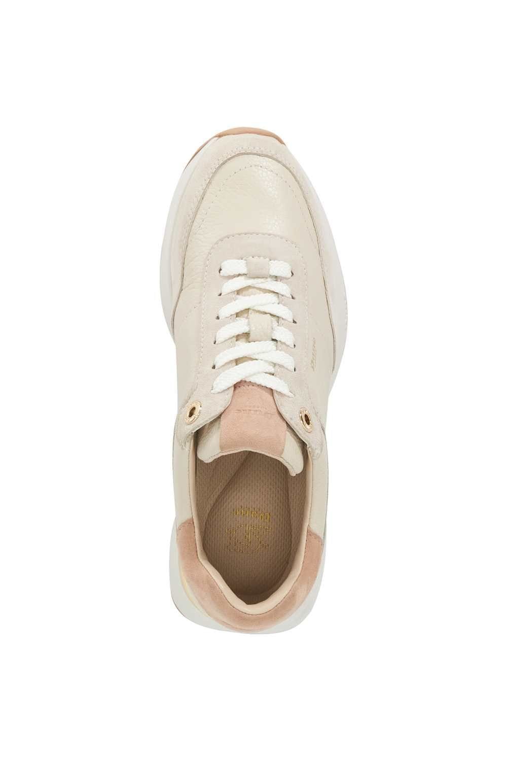 Dune London Dune London Women's 'Emotion' Leather Trainers in Natural - 4