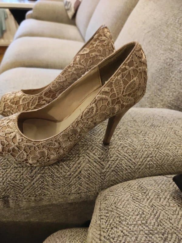 New Look Beautiful embroidered shoes