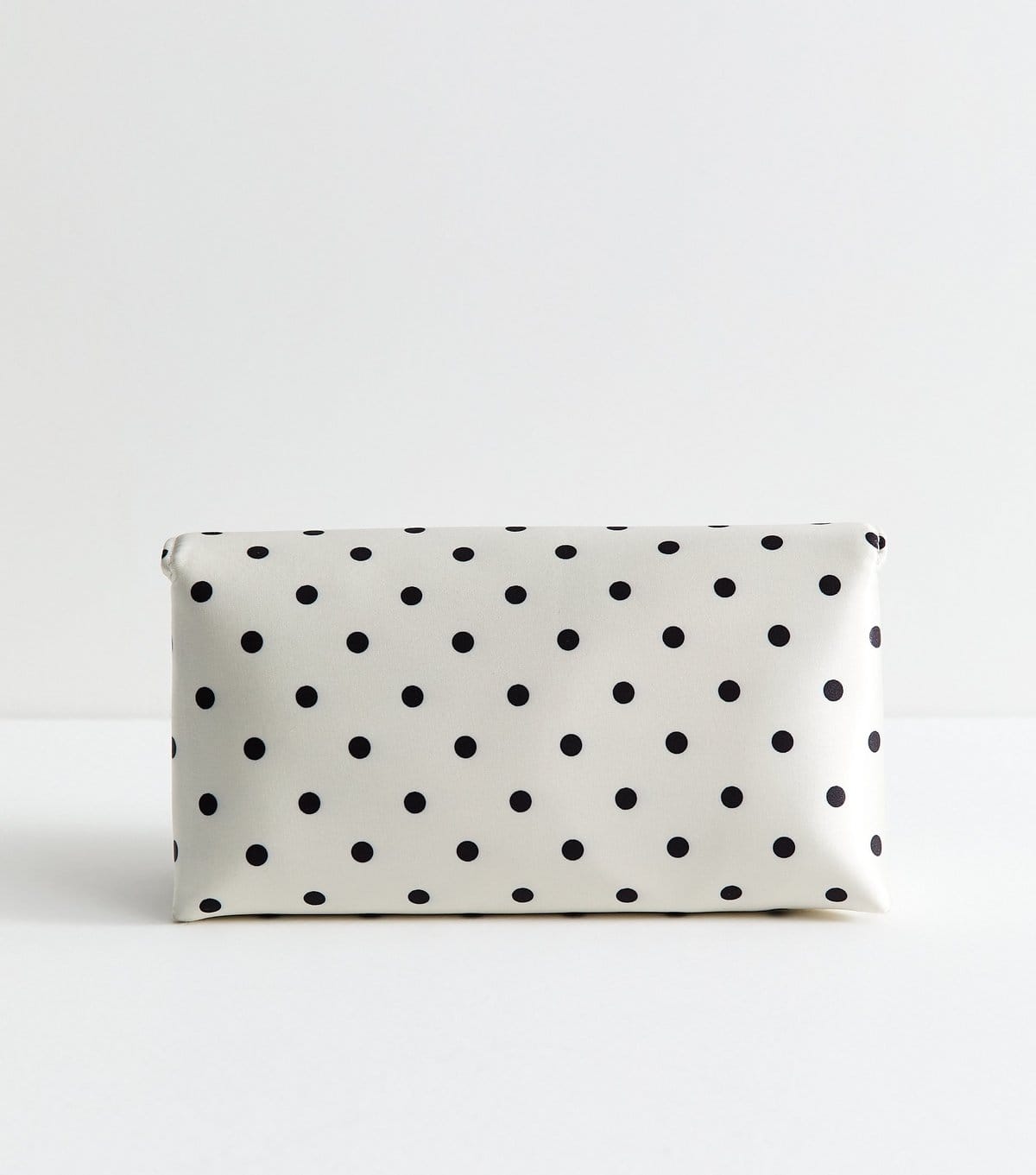 New Look Black Polka Dot Envelope Clutch Bag New Look - 4