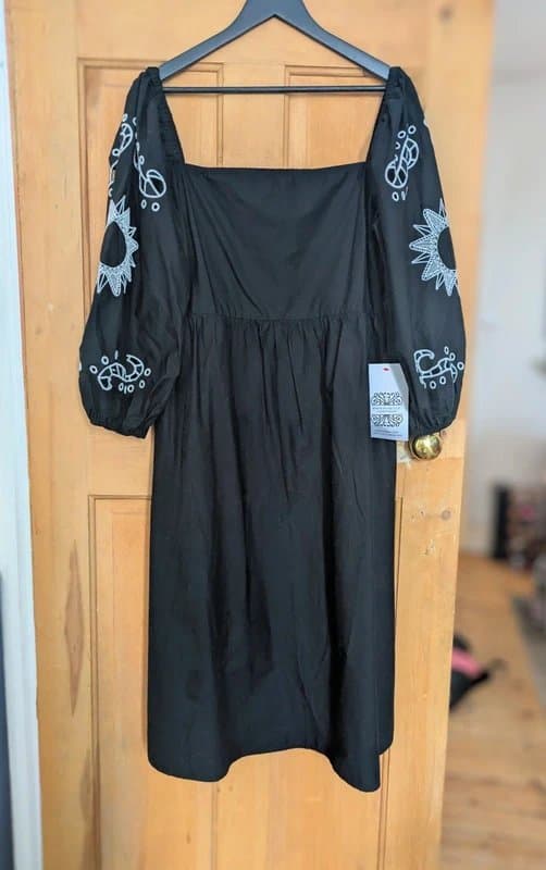 Never Fully Dressed Never Fully Dressed Enchanted Belle Dress BNWT Black Embroidered Petite UK 18