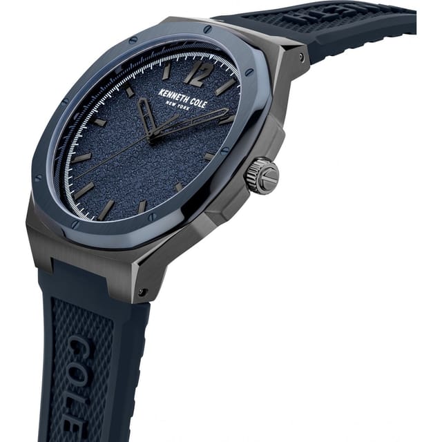 Kenneth Cole Kenneth Cole Men's KCWGM2125002 Classic 44mm Quartz Watch in Blue - 3