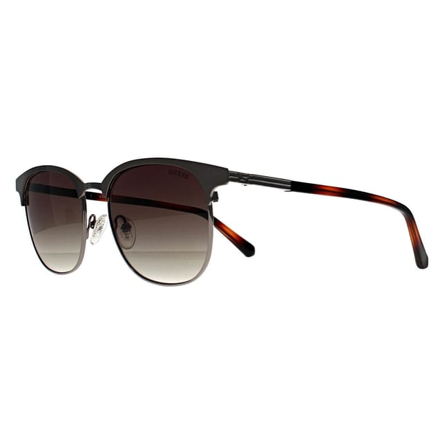 Guess Guess Men's Semi Rimless Gunmetal Green Gradient GU00052 in Grey - 2