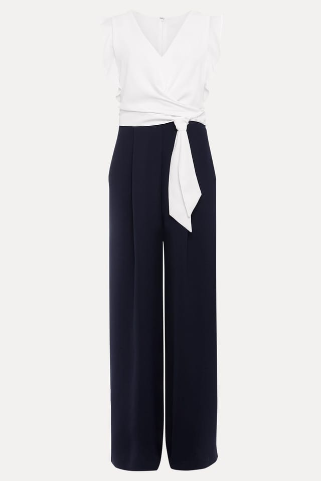 Phase Eight Phase Eight Women's Ayla Ruffle Wrap Jumpsuit in Dark Navy - 2