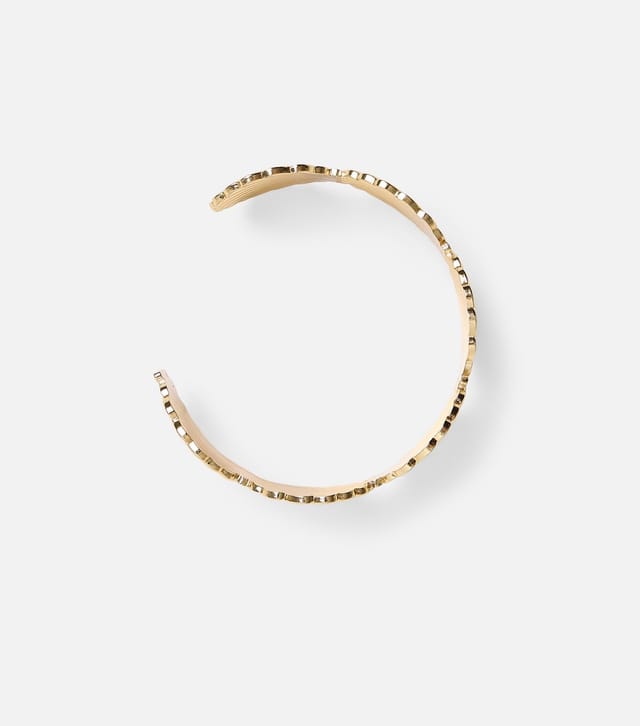 Public Desire Gold Tone Layered Shell Cuff Bracelet Public Desire New Look - 3