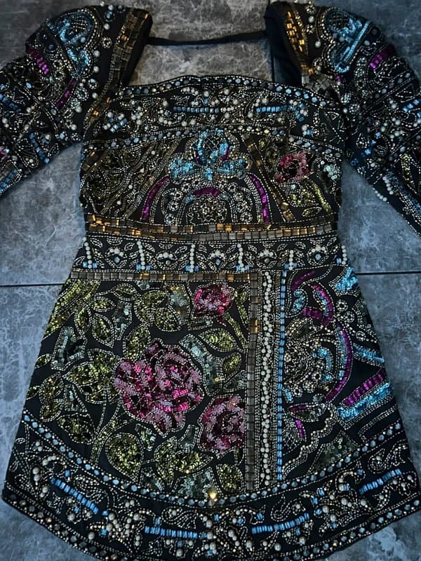ASOS Asos Edition Heavily Embellished Dress